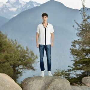 Levi's 524 Men's Medium Wash Skinny Jeans 7M (28x32) Stretch Denim VG